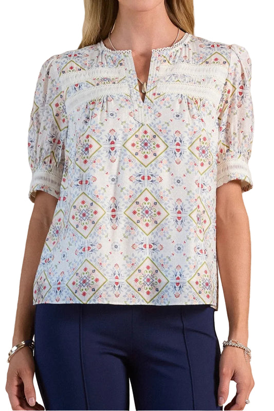 Claire Printed Blouse