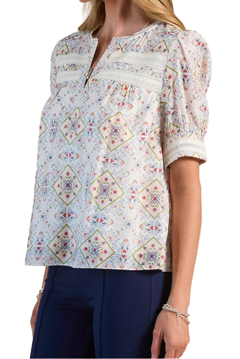 Claire Printed Blouse