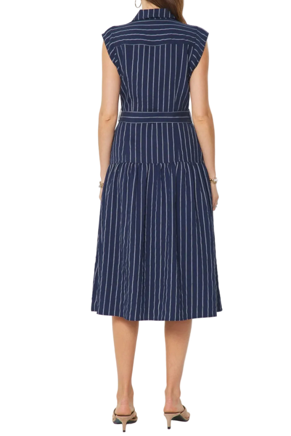 Annie Button Down Midi Dress