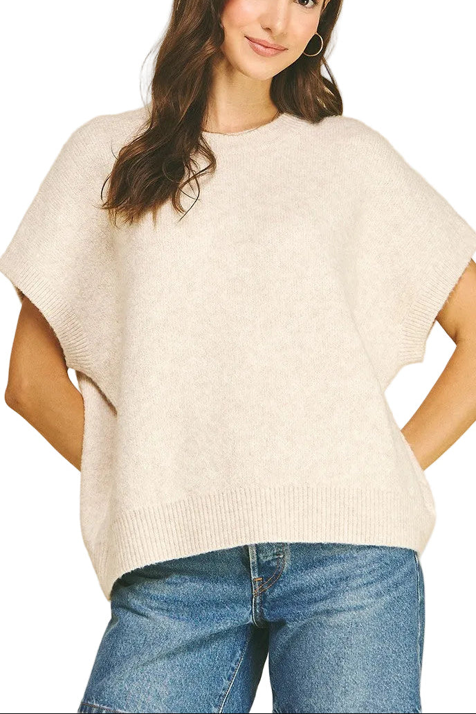 Della Short Sleeve Sweater
