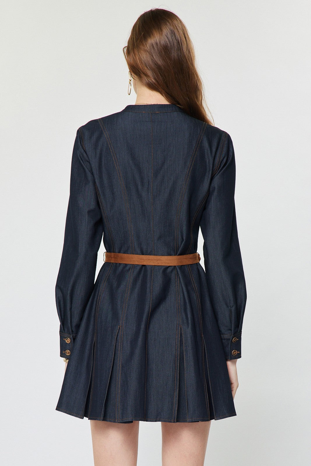 Laura Belted Mini Dress