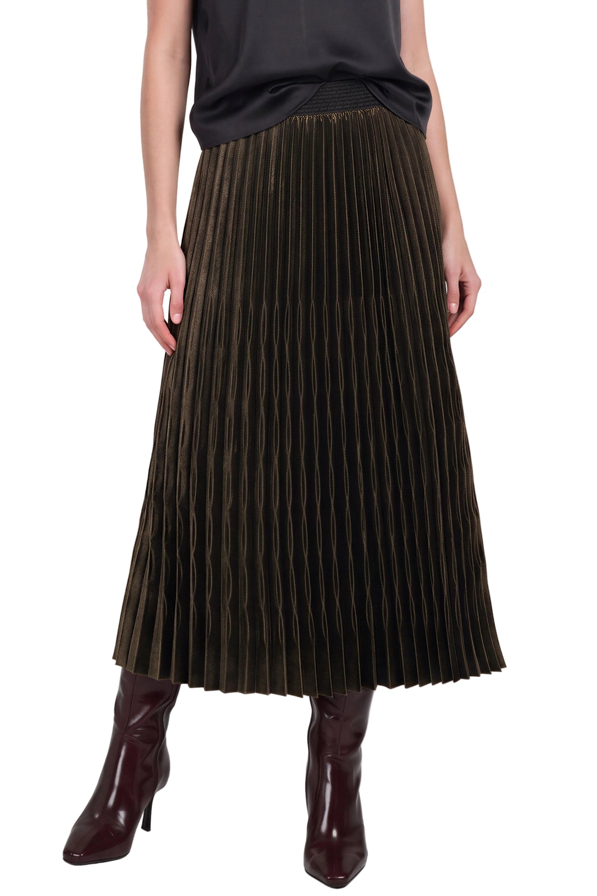 Martha Metallic Maxi Skirt