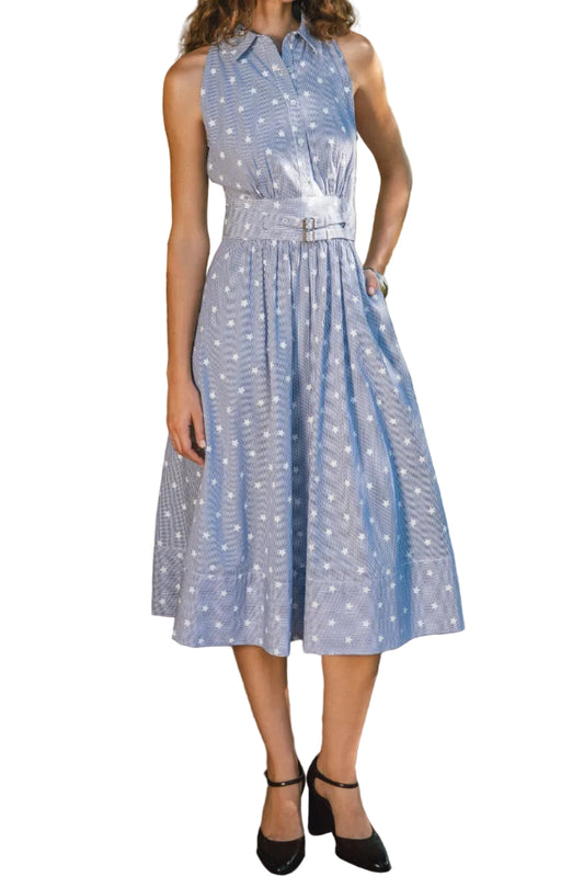 Jane Belted Midi Dress