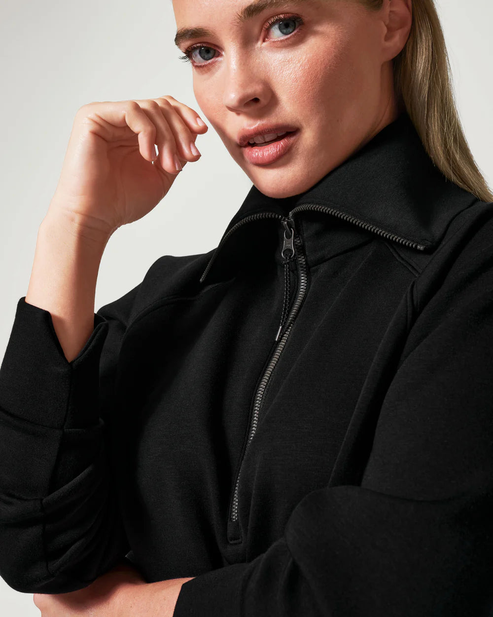 Spanx AirEssentials Half Zip and Wide Leg Set