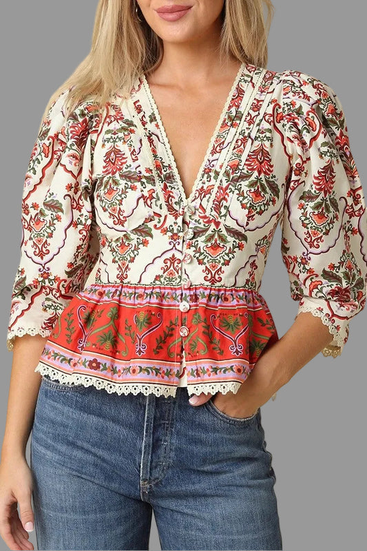 Wynne Floral Top