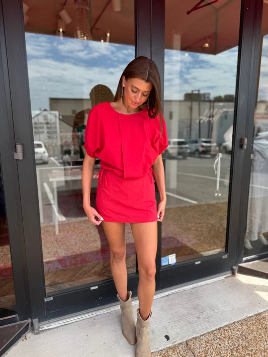 StarkX Rozz Skirt in Chili