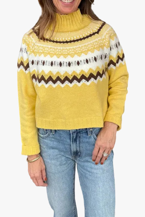 Deluc Cinnamon Tuttle Neck Sweater