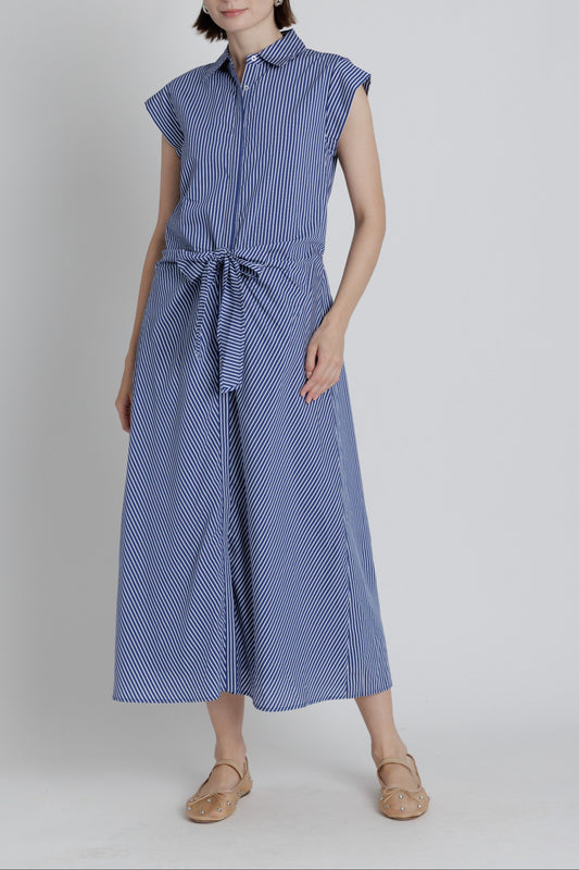 Margo Stripped Midi Dress
