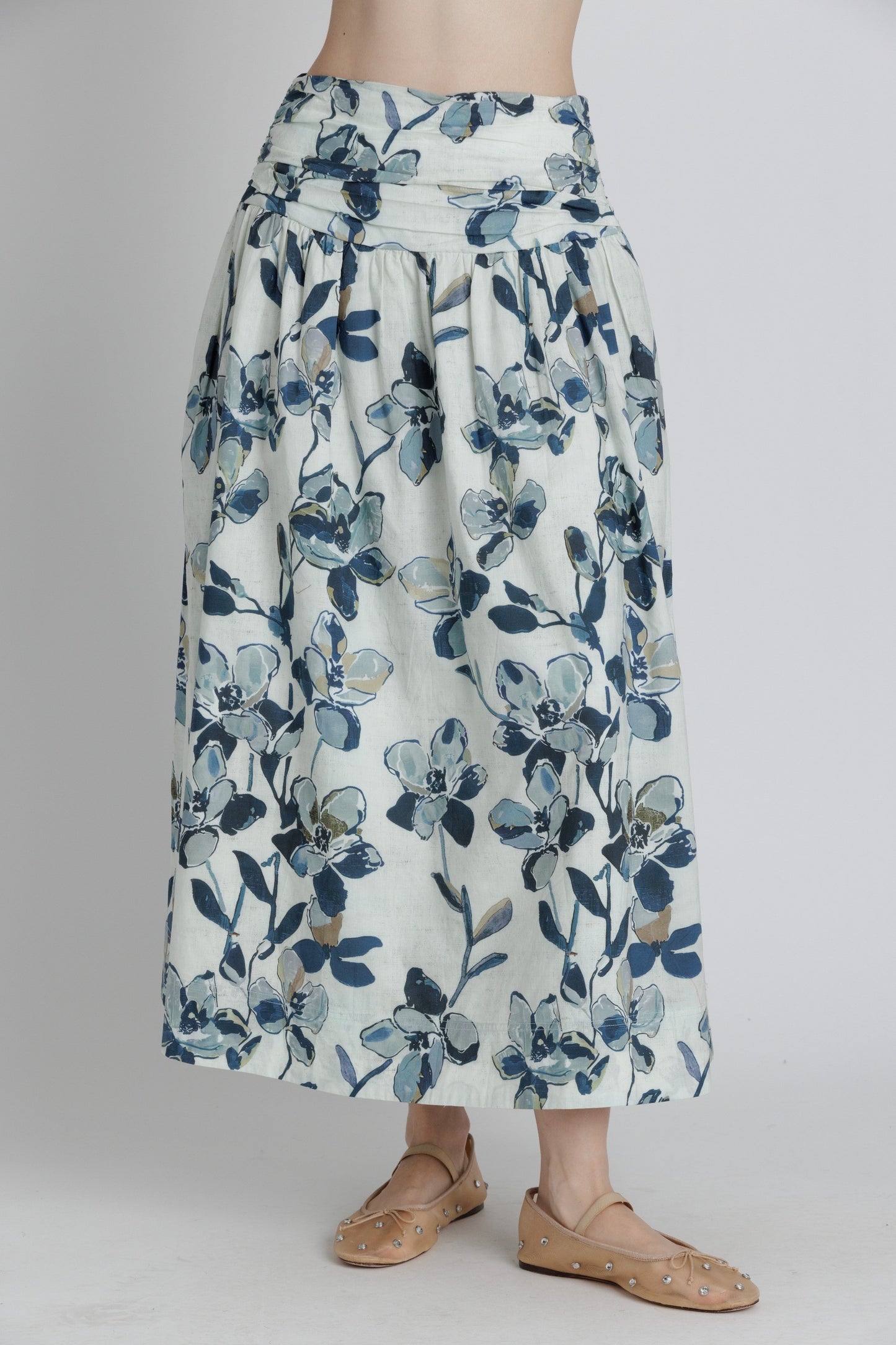 Alex Printed Maxi Skirt