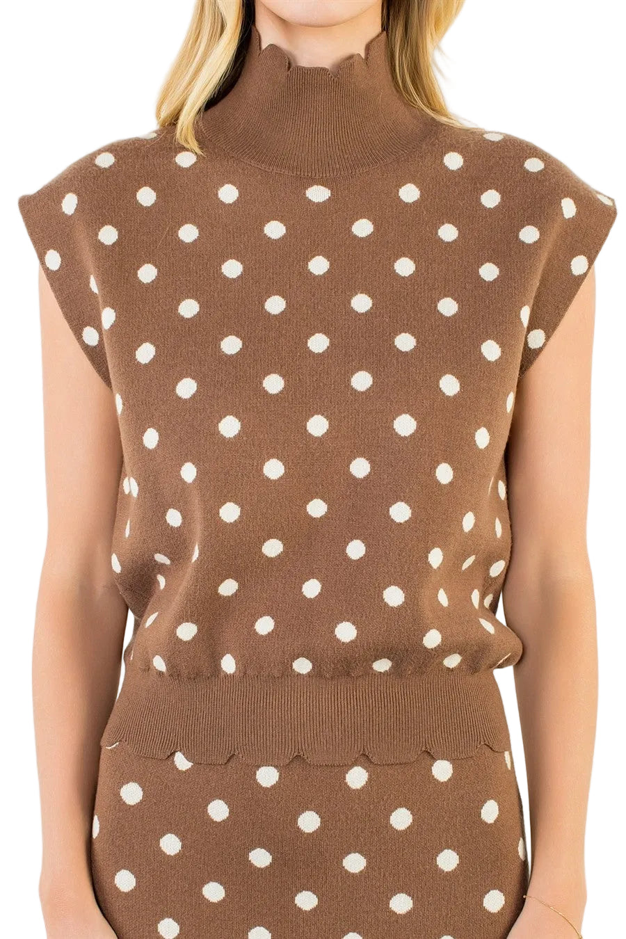 Marley Polka Dot Knit Top