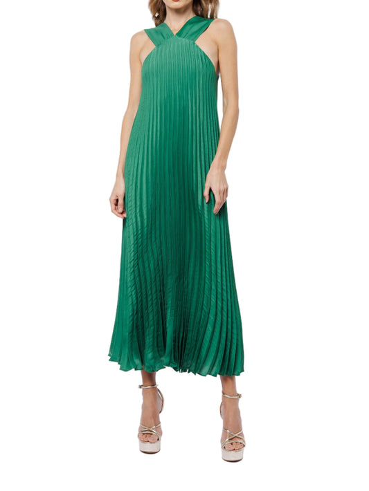 Ciebon Pleated Halter Dress