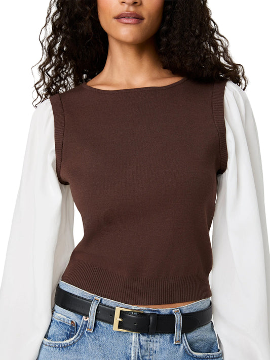 French Connection Maxime Knit Long Sleeve Top