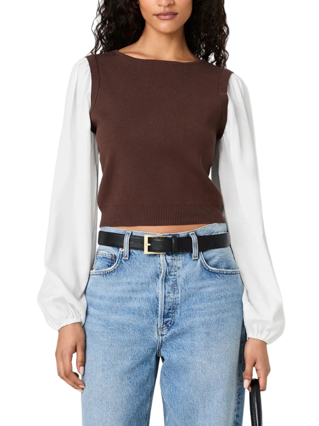 French Connection Maxime Knit Long Sleeve Top