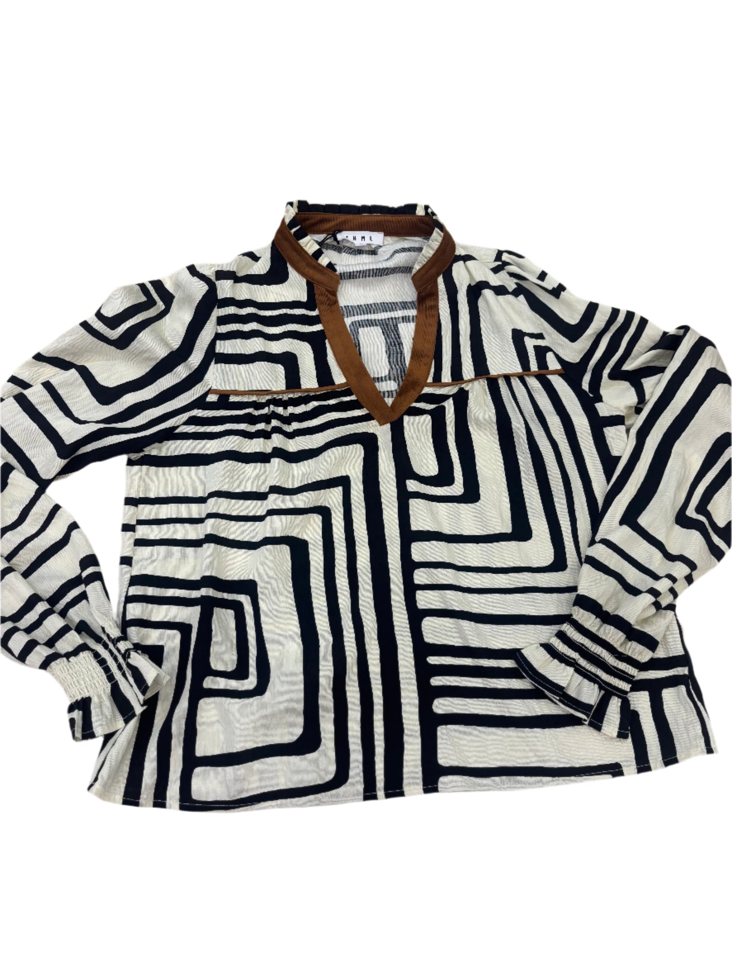 Susie Long Sleeve Printed Top