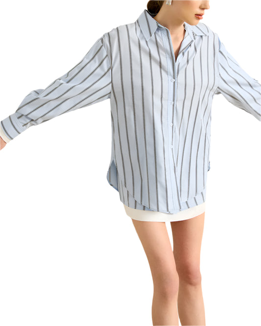 Leia Long Sleeve and Mini Skirt Set