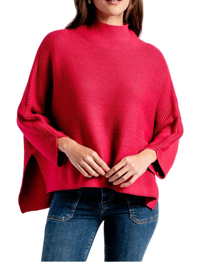 Kerisma Boho Sweater in Holly Berry