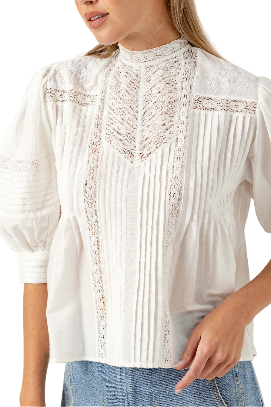 Sundays Moni Top In White