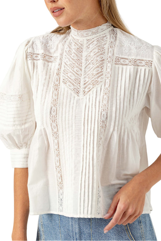 Sundays Moni Top In White