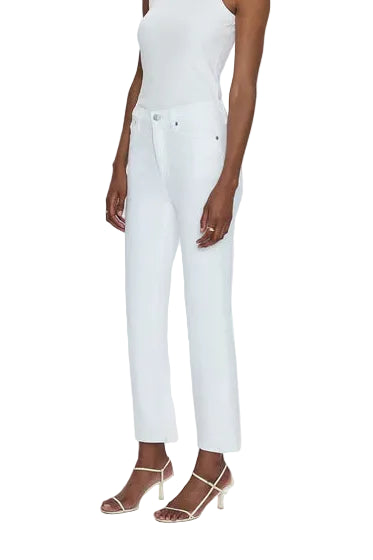 Pistola Lennon High Rise Boot Jean in Vivid White