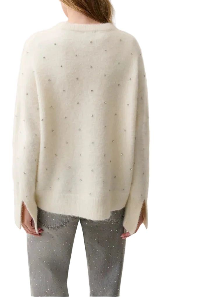 Pistola Luna Embellished Crew Neck Sweater