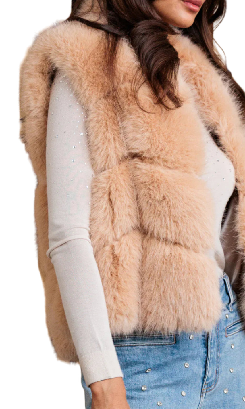 Rosario Faux Fur Vest