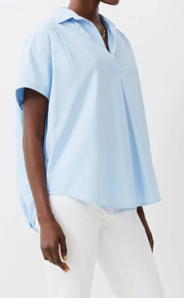 French Connection Poplin Popover Shirt