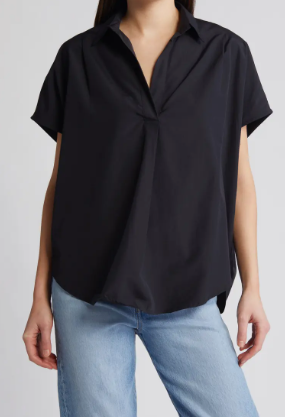 French Connection Poplin Popover Shirt