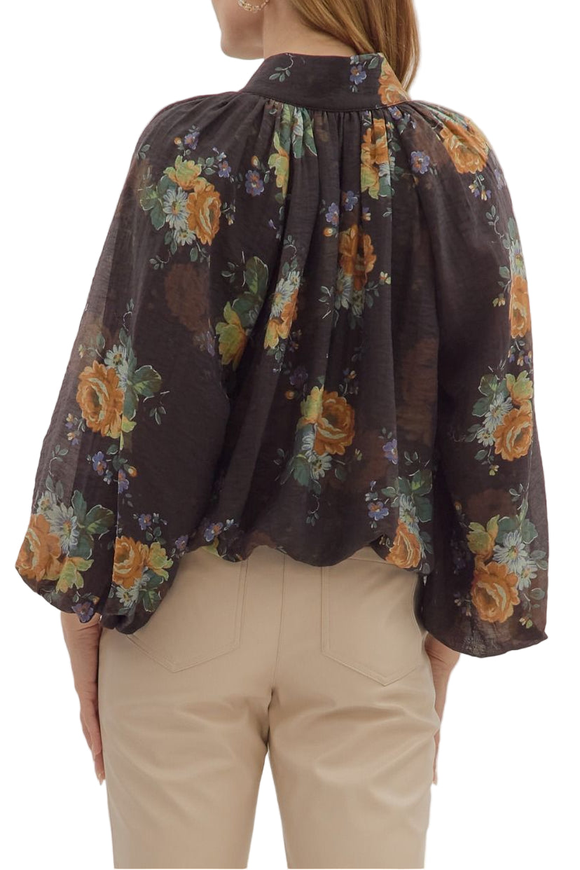Darby Long Sleeve Floral Top