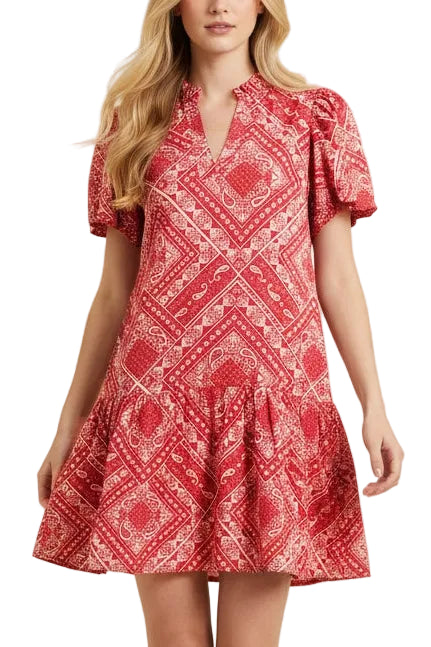 Maren Bandana Mini Dress