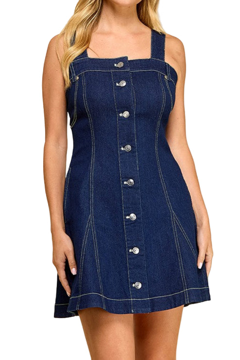 Ellie Denim Mini Dress