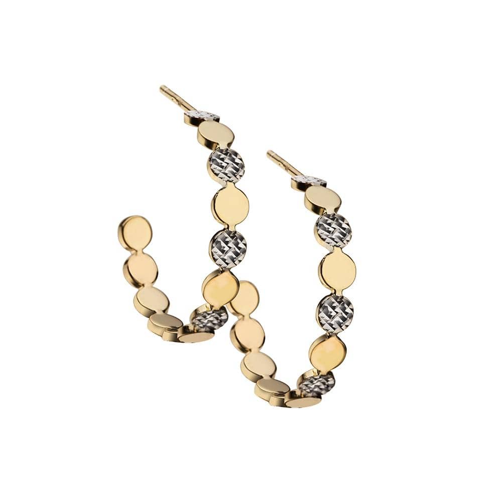 Jennifer Zeuner Bea 1' Hoops Two Tone