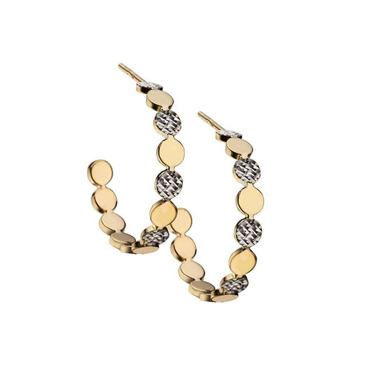 Jennifer Zeuner Bea 1' Hoops Two Tone