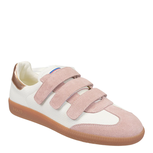 Back 70 Mias Sneakers in White Pink