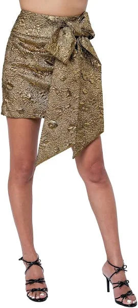 Ciebon Front Tie Mini Skirt