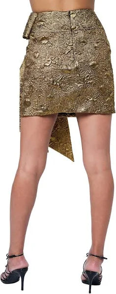 Ciebon Front Tie Mini Skirt