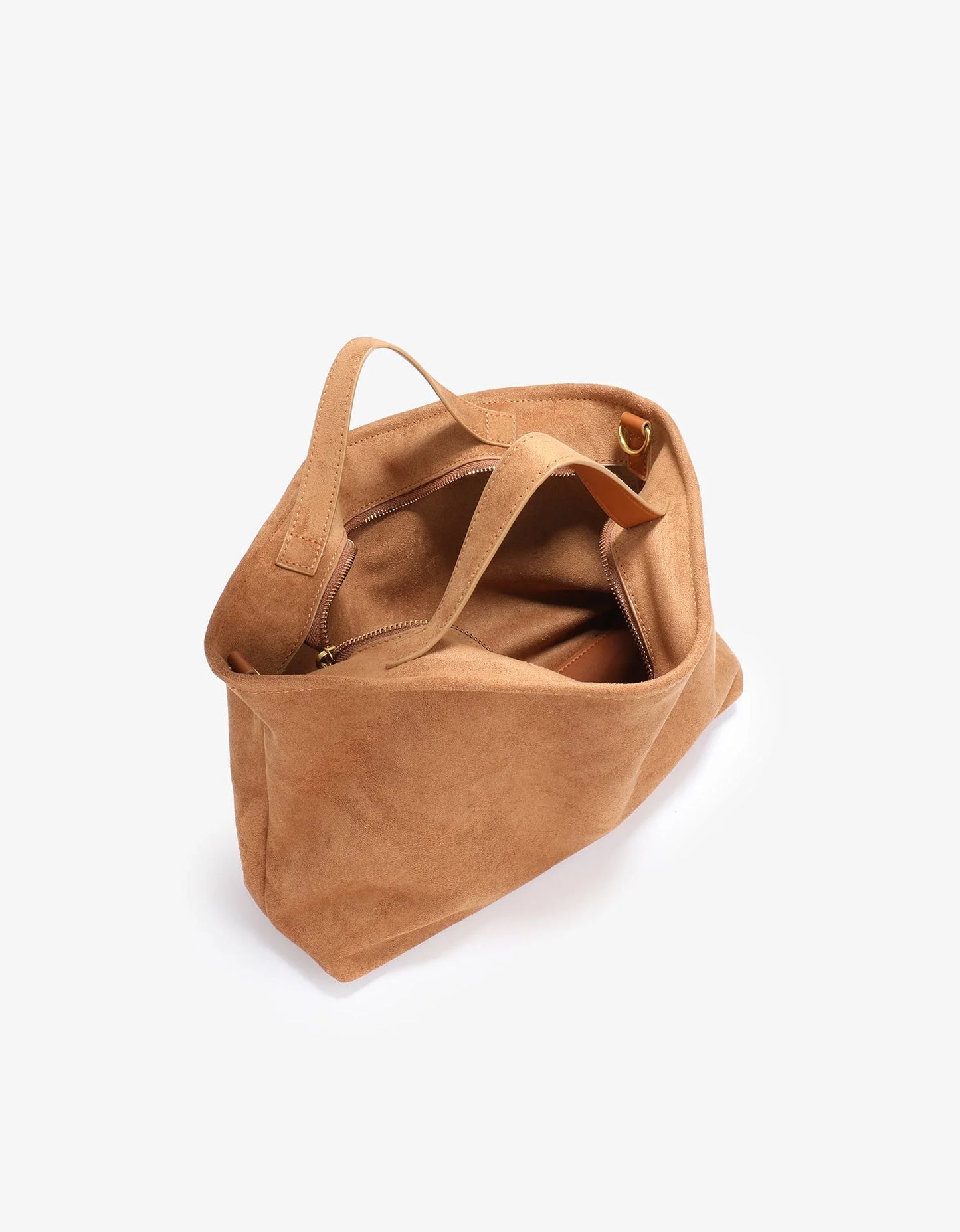 Remi/Reid Witt Satchel Faux Suede Bag