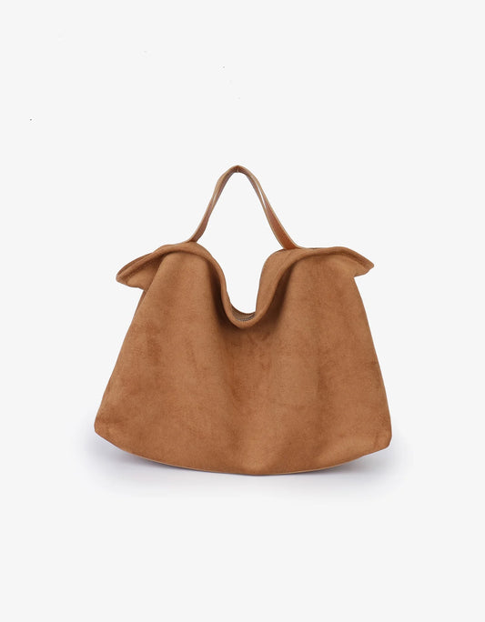 Remi/Reid Witt Satchel Faux Suede Bag